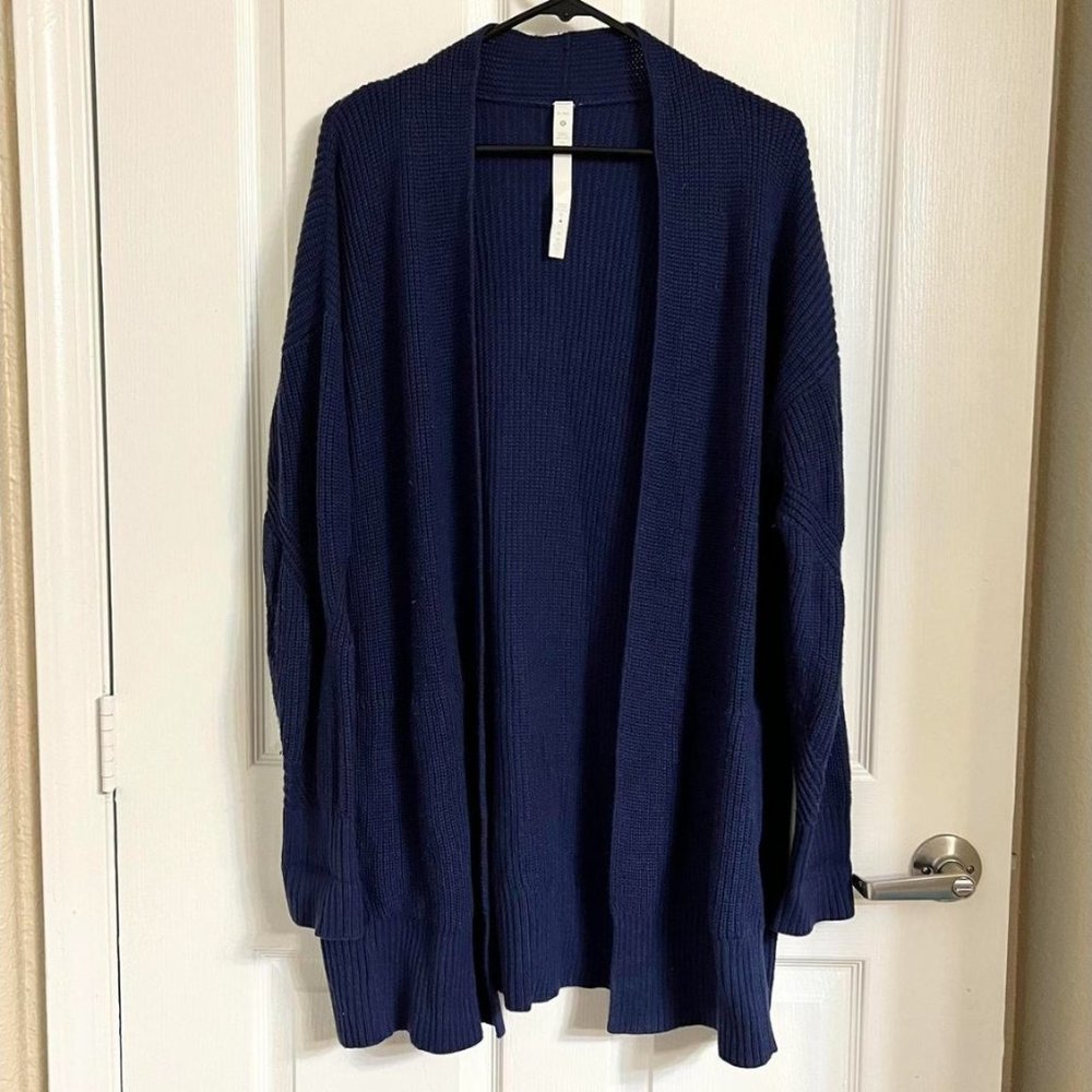 lululemon athletica Navy Blue Cardigan